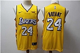 Lakers 24 kobe Bryant Yellow 2019-20 Nike City Edition Swingman Jersey,baseball caps,new era cap wholesale,wholesale hats